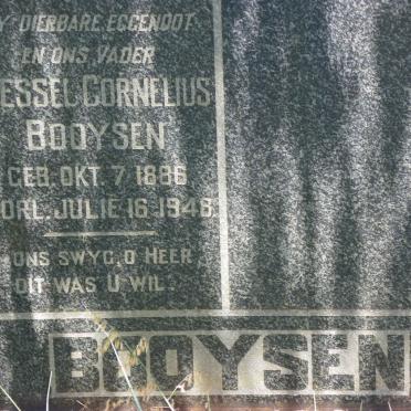 BOOYSEN Wessel Cornelius 1886-1948 :: BOOYSEN Gert Roos -1942