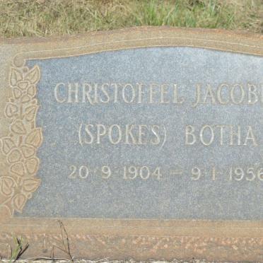 BOTHA Christoffel Jacobus 1904-1956