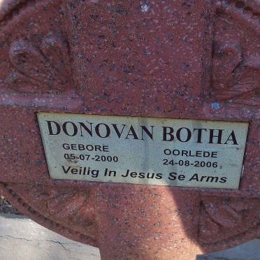 BOTHA Donovan 2000-2006