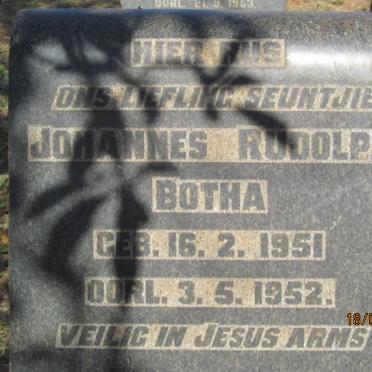 BOTHA Johannes Rudolph 1951-1952
