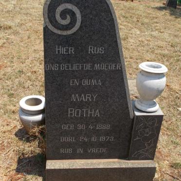 BOTHA Mary 1888-1973