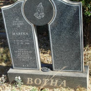 BOTHA Marina 1935-2006
