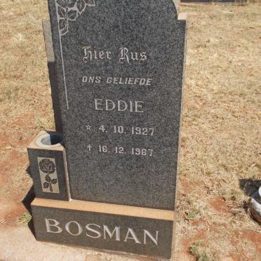 BOSMAN Eddie 1927-1967