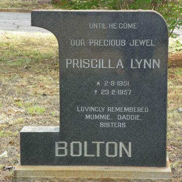 BOLTON Priscilla Lynn 1951-1957