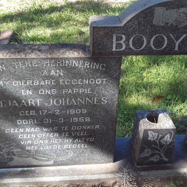 BOOYENS Tjaart Johannes 1909-1958
