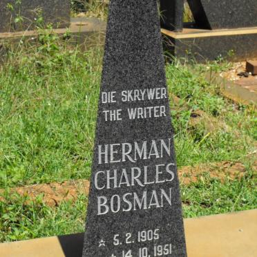 BOSMAN Herman Charles 1905-1951
