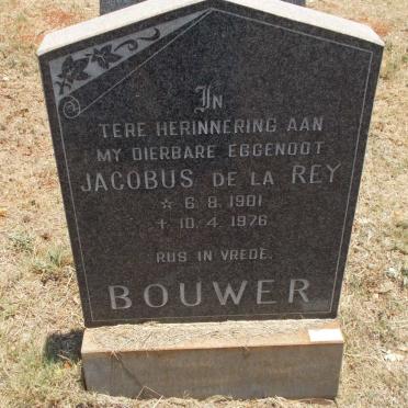 BOUWER Jacobus de la Rey 1901-1976