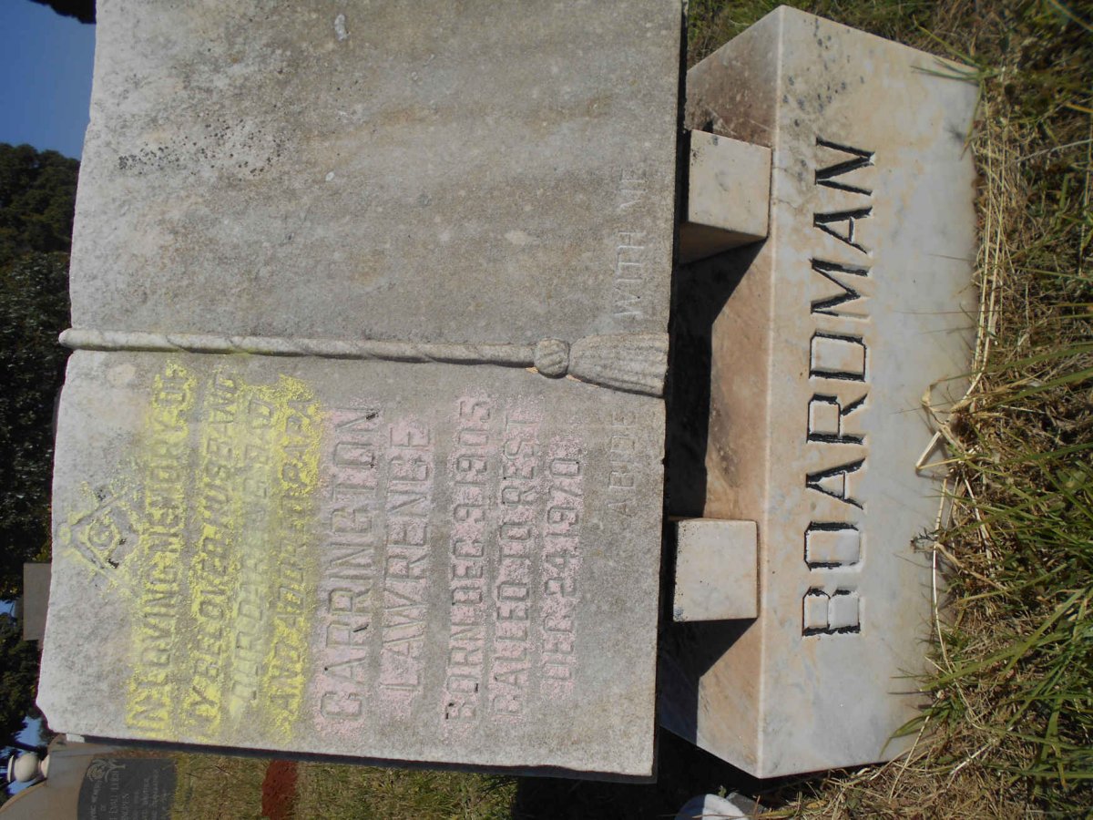 BOARDMAN Carrington Lawrence 1905-1970