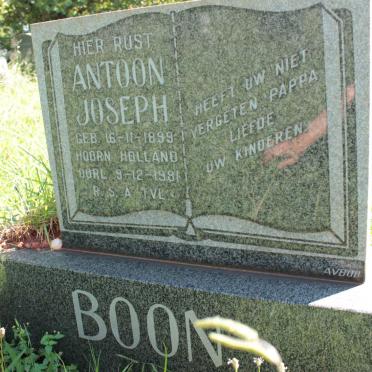 BOON Antoon Joseph 1899-1981