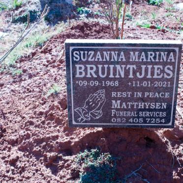 BRUINTJIES Suzanna Marina 1968-2021