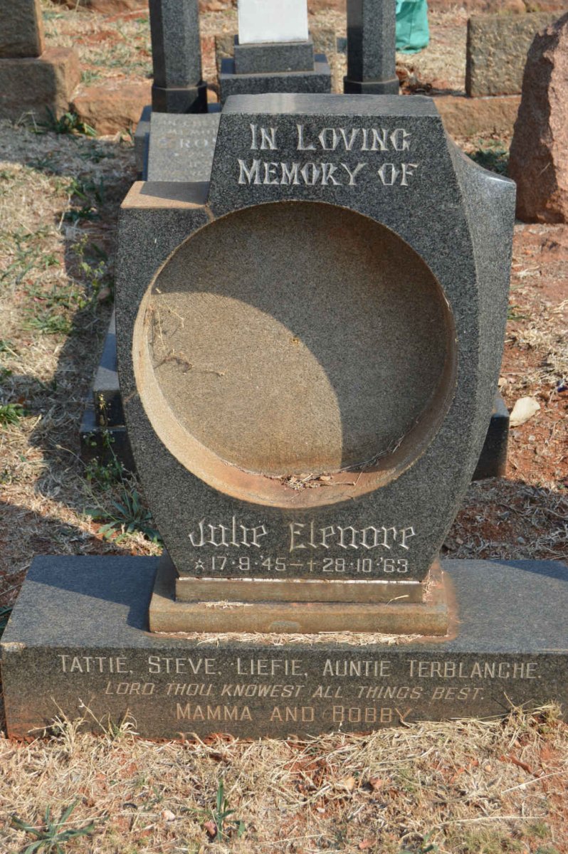 BRANDT Julie Elenore 1945-1963