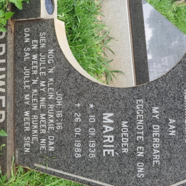 BRUWER Marie 1938-1988