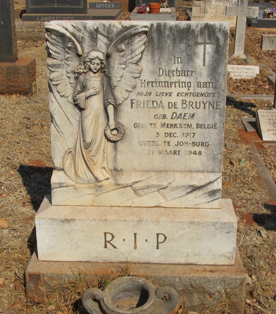 BRUYNE Frieda, de nee DAEM 1917-1948