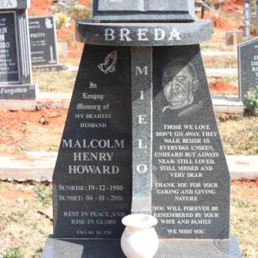 BREDA Malcolm Henry Howard 1950-2016 :: BREDA Aldridge Cecilia Joanie 1951-2019