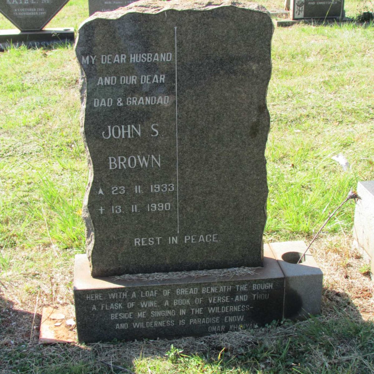 BROWN John S. 1933-1990