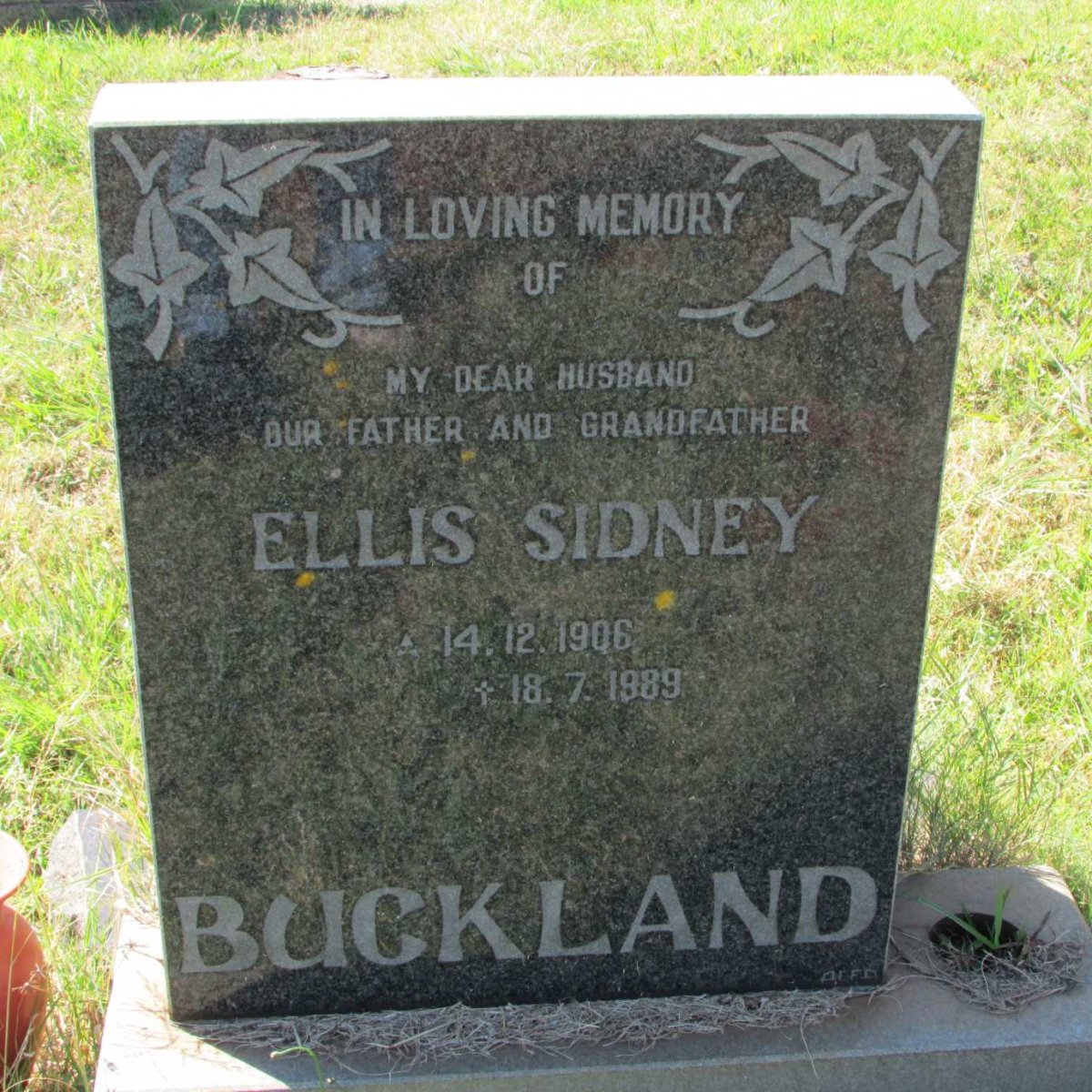 BUCKLAND Ellis Sidney 1906-1989