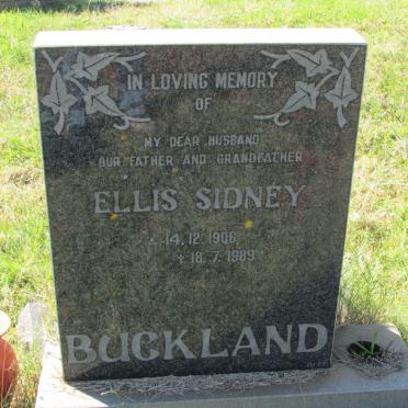 BUCKLAND Ellis Sidney 1906-1989