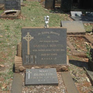 BUSUTTIL Garmela -1953 :: BUSUTTIL Mary 1911-1982