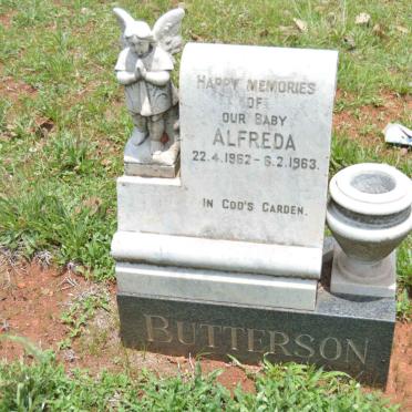 BUTTERSON Alfreda 1962-1963