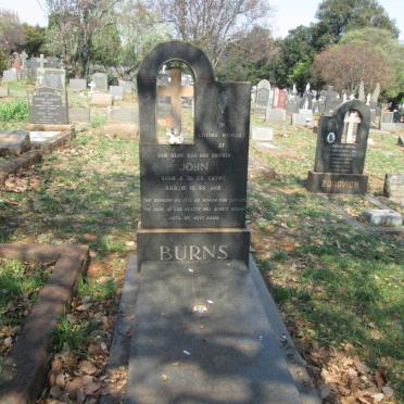 BURNS James -1963 :: BURNS John 1929-1955