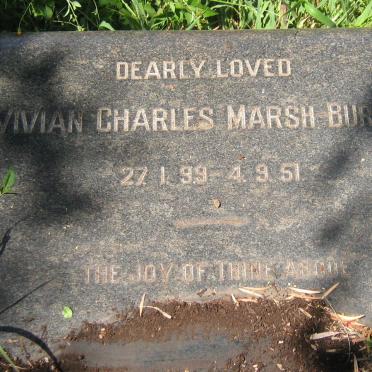 BURTON Vivian Charles MARSH 1899-1951 &amp; Doris Minnie 1901-1989 