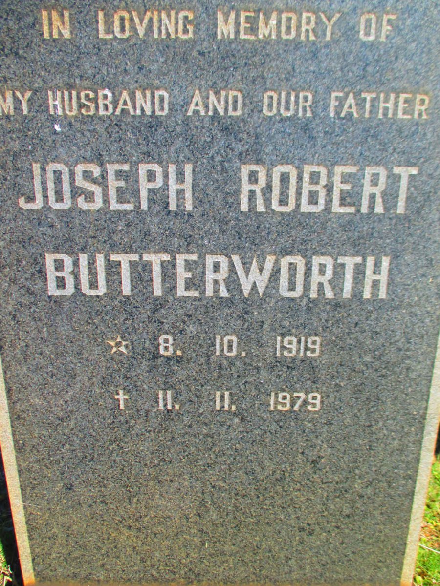 BUTTERWORTH Joseph Robert 1919-1979