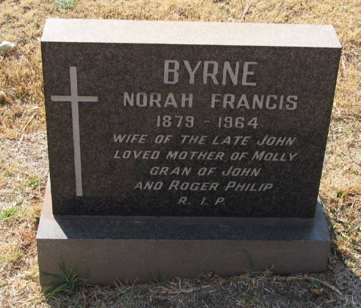 BYRNE Norah Francis 1879-1964