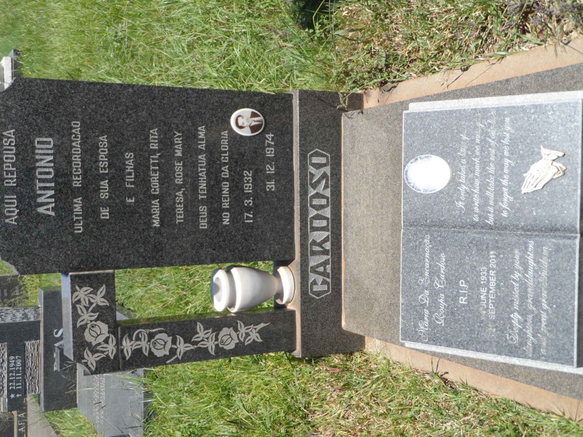 CARDOSO Antonio 1932-1974 &amp; Maria Da Encarnacao Roupa 1933-2011
