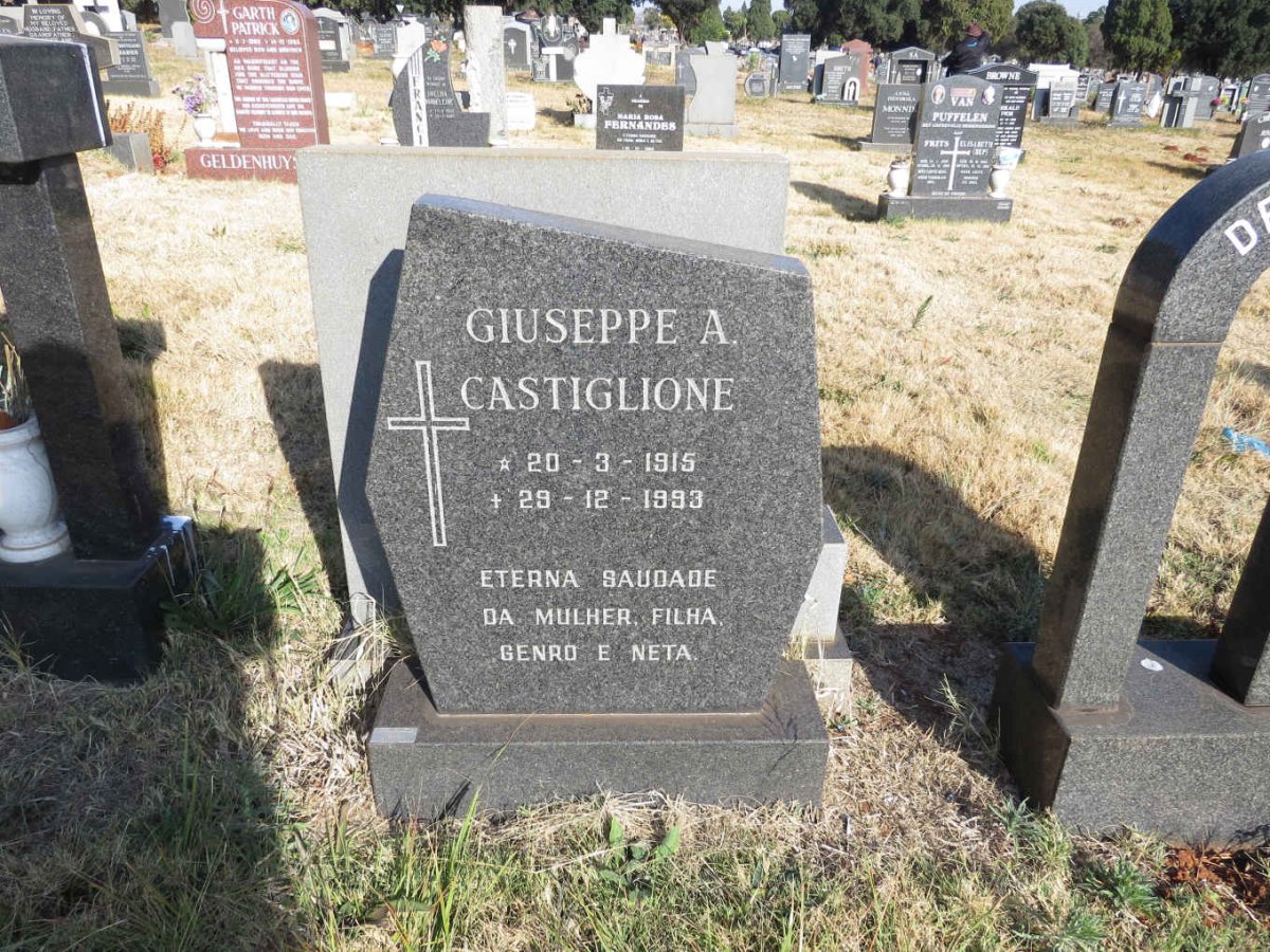 CASTIGLIONE Giuseppe A. 1915-1993