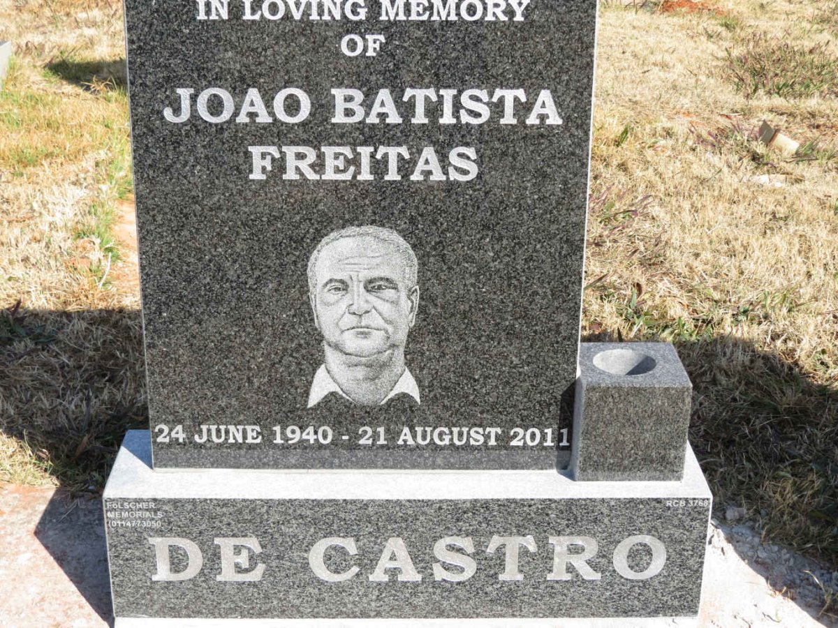CASTRO Joao Batista Freitas, de 1940-2011