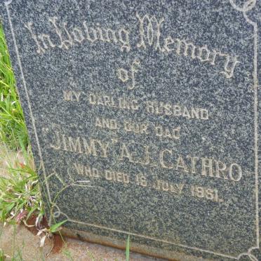 CATHRO A.J. -1961