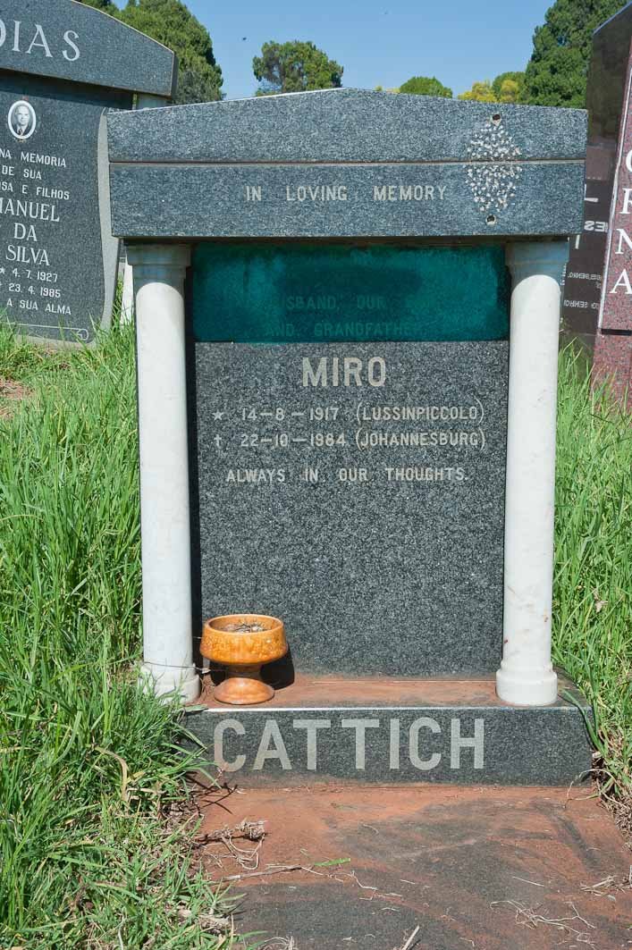 CATTICH Miro 1917-1984