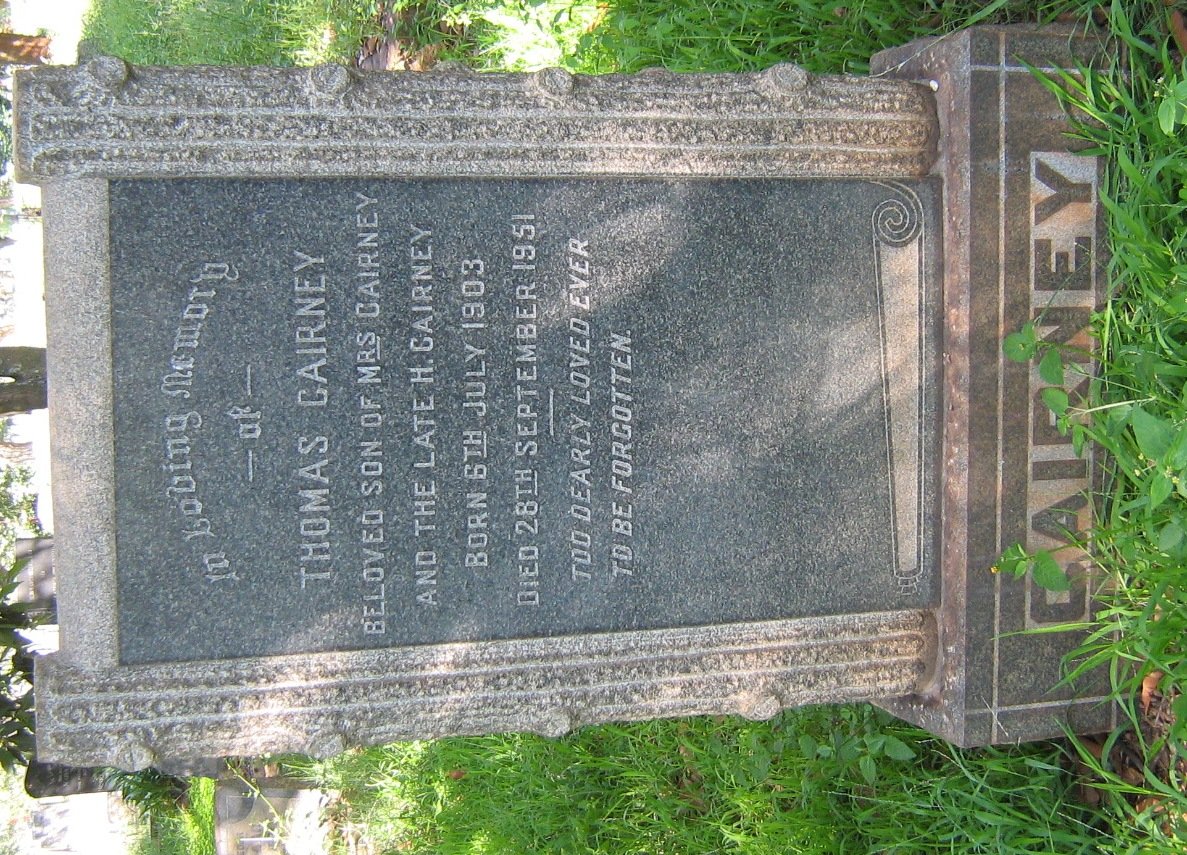 CAIRNEY Thomas 1903-1951
