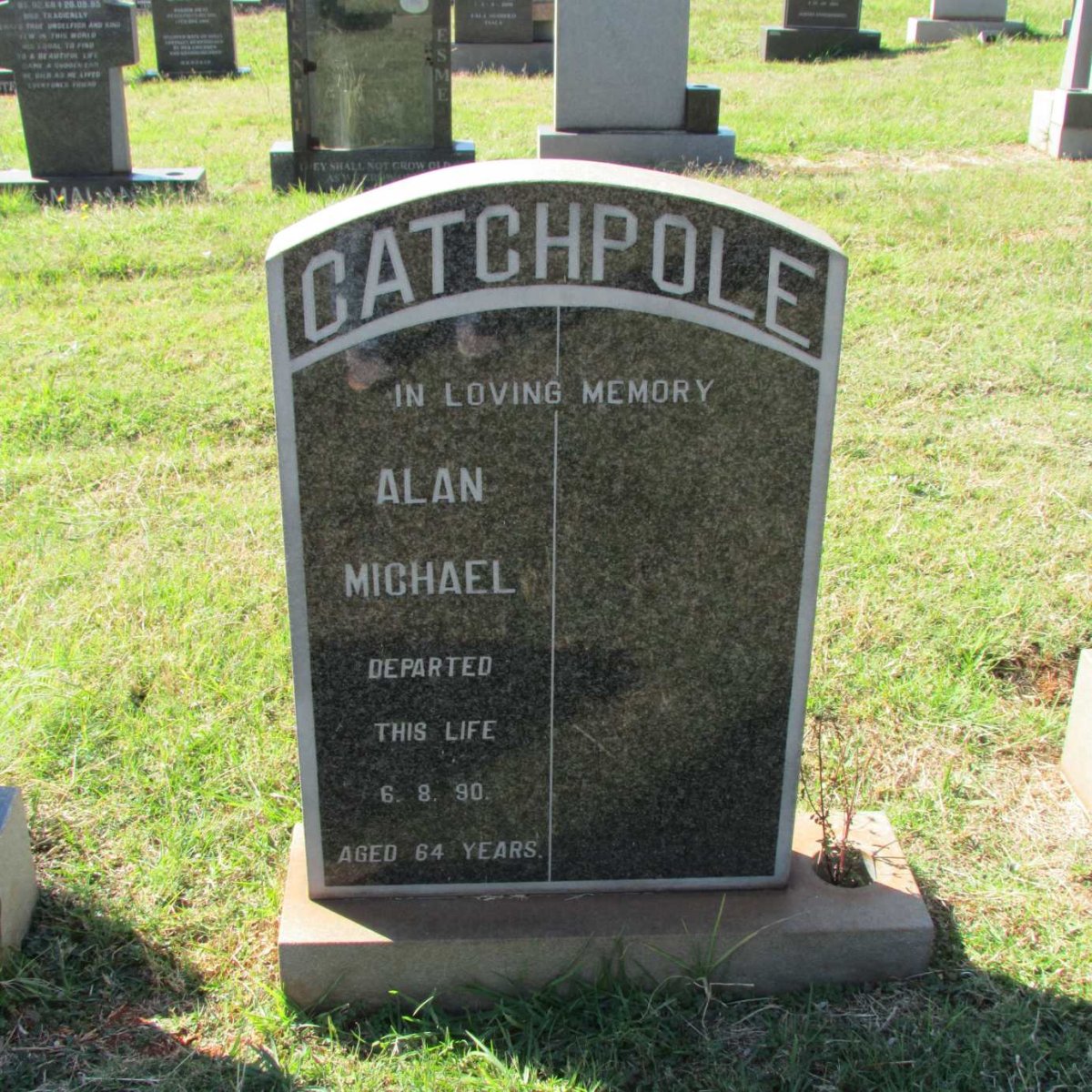 CATCHPOLE Alan Michael -1990