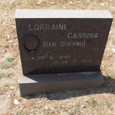 CASSISA Lorraine nee DURAND 1940-1970