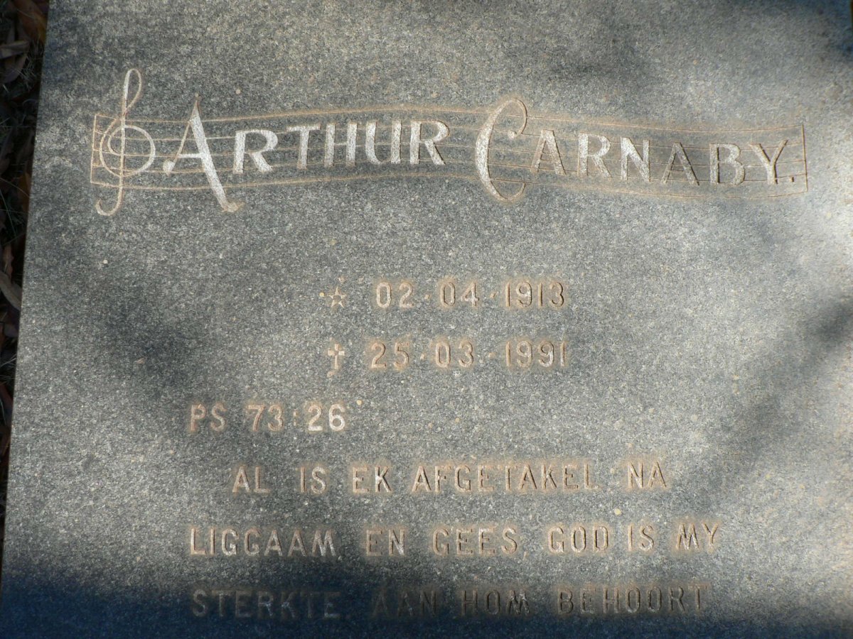 CARNABY Arthur 1913-1991