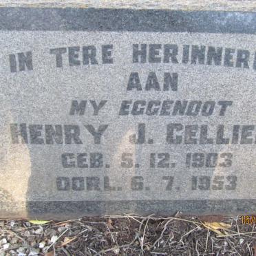 CELLIERS Henry J. 1903-1953