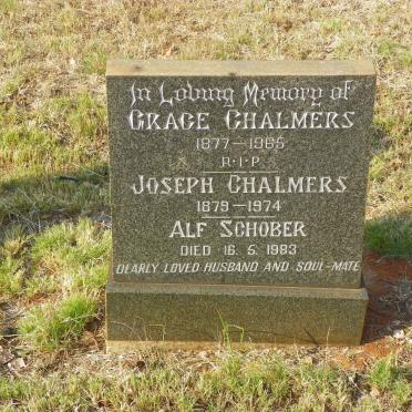 CHALMERS Joseph 1879-1974 &amp; Grace 1877-1965 :: SCHOBER Alf -1983