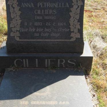 CILLIERS Jozua Malherbe 1891-1976 &amp; Anna Petronella VISSER 1893-1964