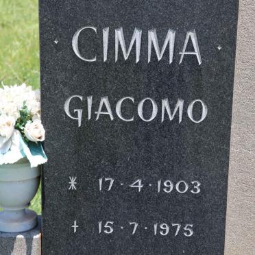 CIMMA Giacomo 1903-1975