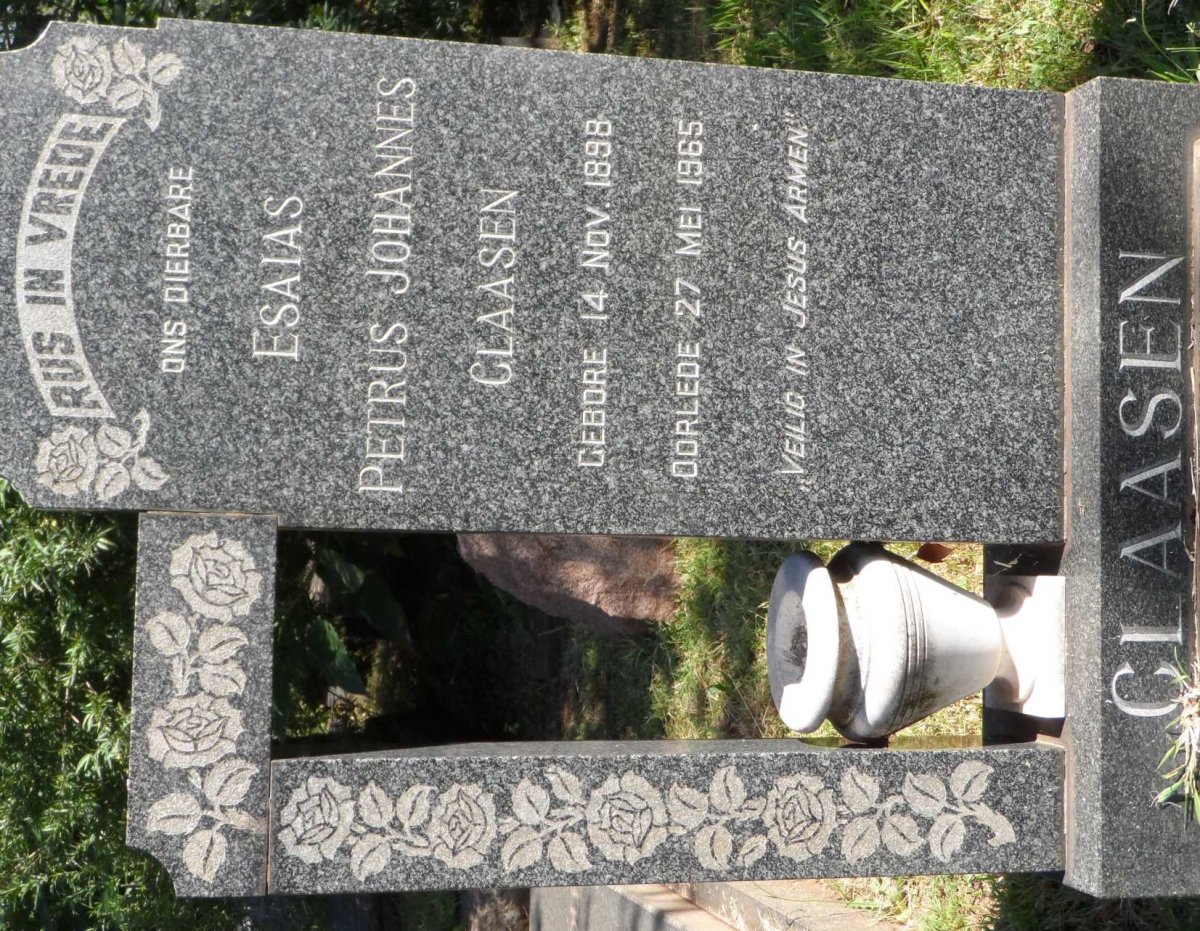 CLAASEN Esaias Petrus Johannes 1898-1965