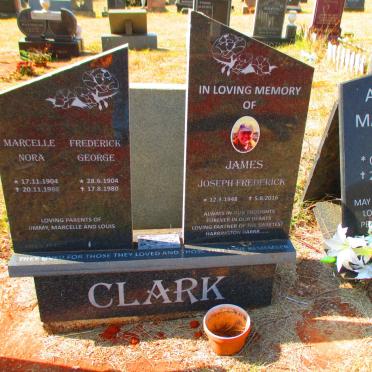 CLARK Frederick George 1904-1980 &amp; Marcelle Nora 1904-1988 :: CLARK James Joseph Frederick 1948-2016