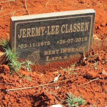 CLASSEN Jeremy-Lee 1975-2019