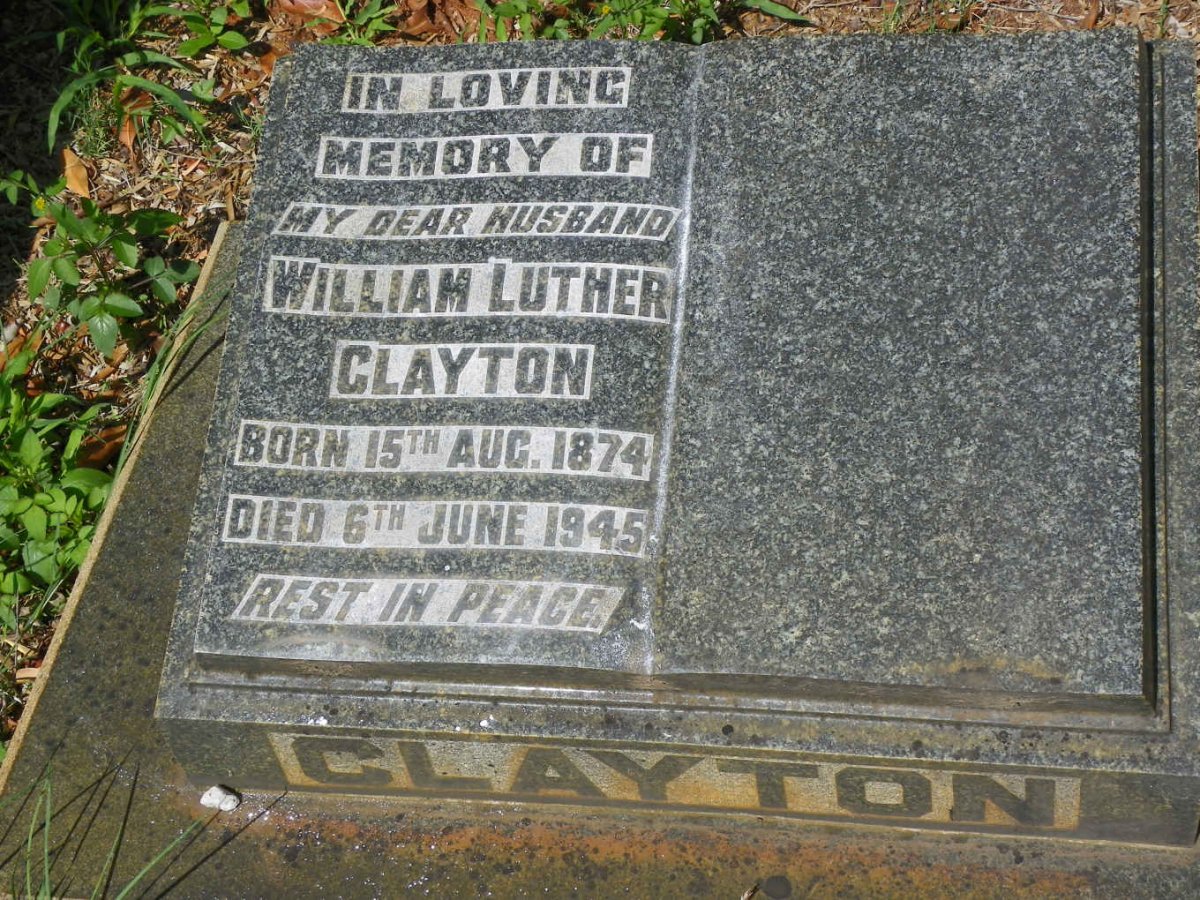 CLAYTON William Luther 1874-1945