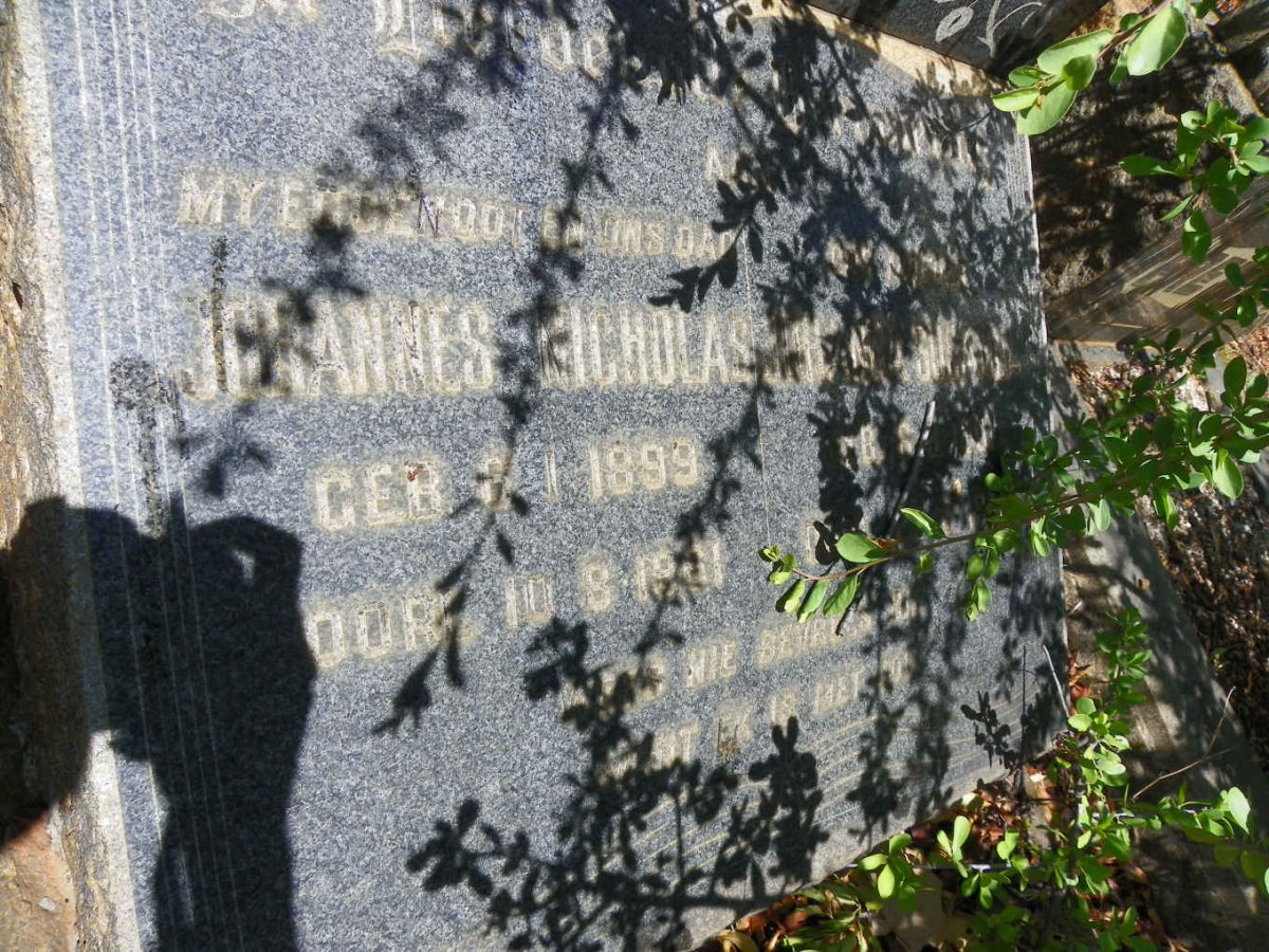 CLASSEN Johannes Nicholas 1899-1961 &amp; Johanna Susanna 1901-1962