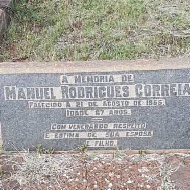 CORREIA Manuel Rodrigues -1955