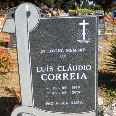 CORREIA Luís Cláudio 1979-2013