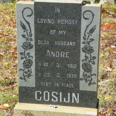 COSIJN Andre 1912-1978