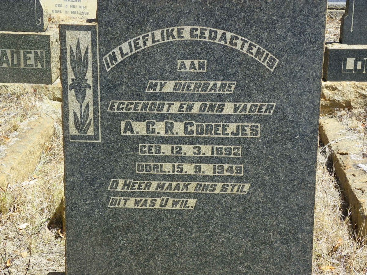 COREEJES A.G.R. 1892-1949