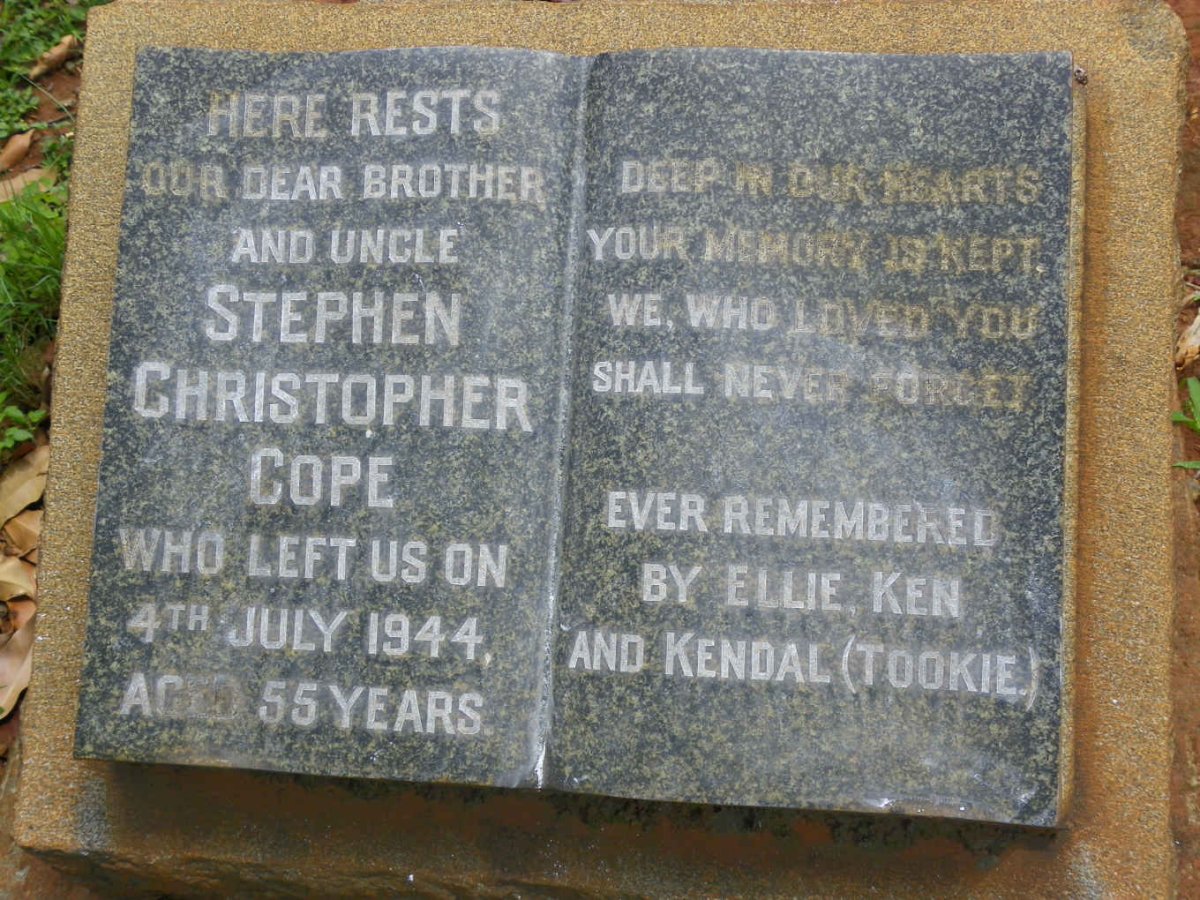 COPE Stephen Christopher -1944